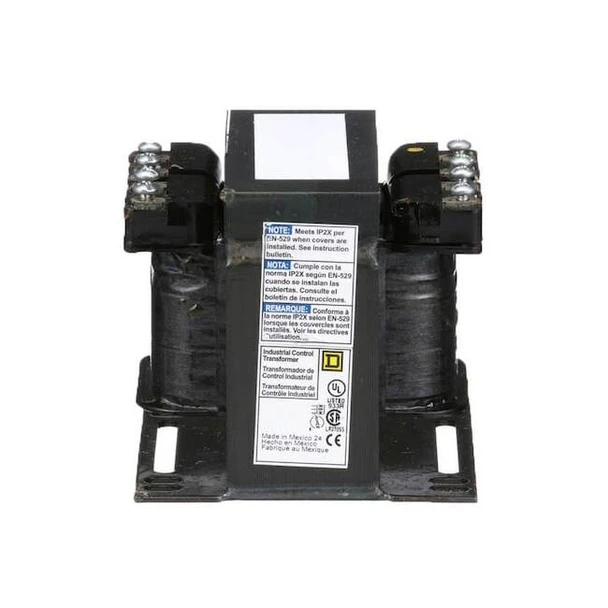 Square D Control Transformer, 200 VA, Not Rated, 24V AC, 208V AC 9070T200D14