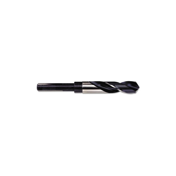 Silver and Deming High Speed Steel Fractional 1/2 in Reduced Shank Drill Bit, 13/16 in