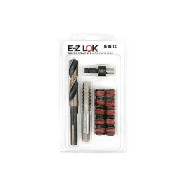 Thread Repair Kit, Self Locking Thread Inserts, Steel, 10 Inserts