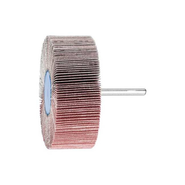 3" x 1" Mounted Flap Wheel - 1/4" Shank - 120 Grit SiC Pack of 10