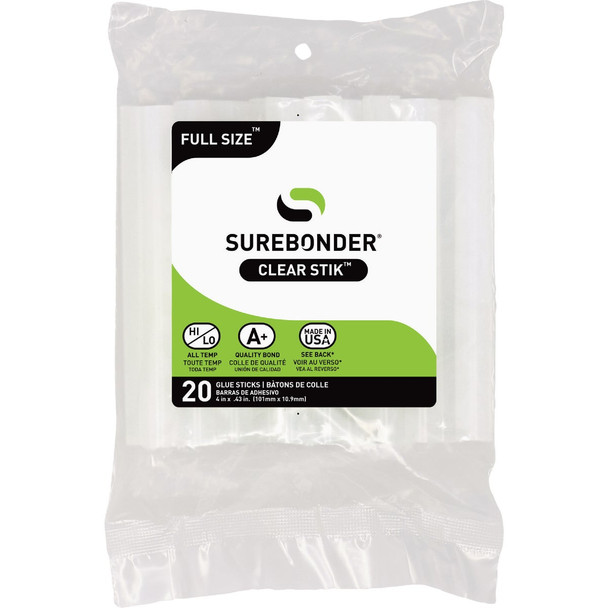 Surebonder 4 In. Glue Sticks (20-Pack) DT-20