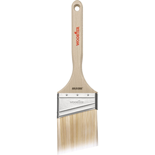 Wooster 3 In. Gold Edge Angle Brush 5231-3