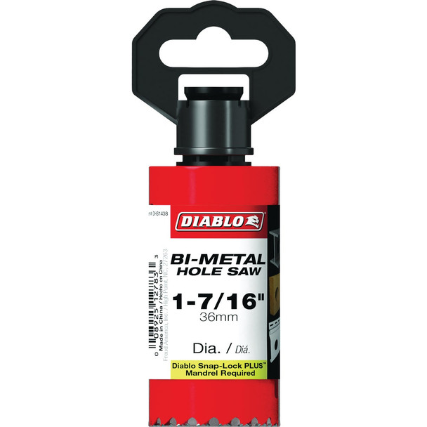 Diablo 1-7/16 In. x 2-3/8 In. Hole Saw DHS1438