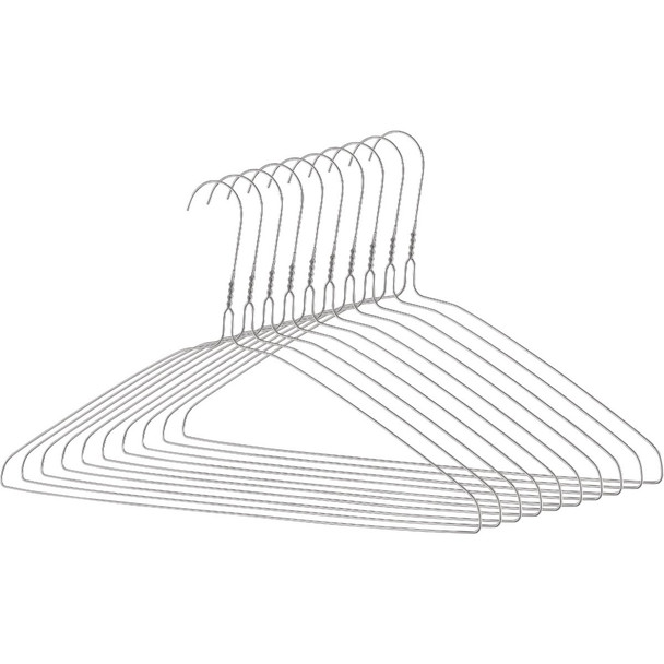 Whitmor Chrome Clothes Hangers (10-Pack) 6060-5086-10