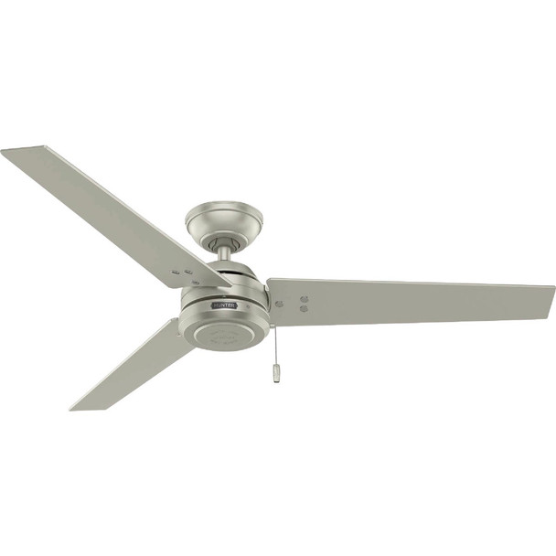 Hunter Cassius 52 In. Matte Nickel Ceiling Fan 59291