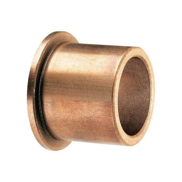 Oilite SleeveBearing,1/2",Brz,Brz,SAE 841,PK10 FF620-01B