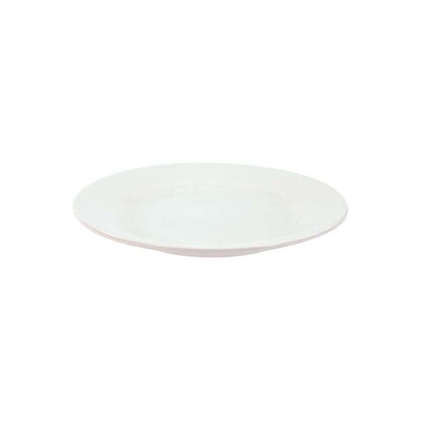 Crestware Plate, 12", Ceramic Bright White PK12 ALR47