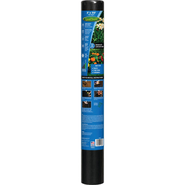 Green Thumb 3 Ft. x 50 Ft. 10 Year Landscape Fabric 104-GT