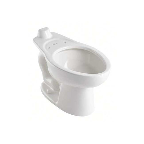 Toilet Bowl, 1.1/1.6 gpf, Flush Valve, Floor Mount, Elongated, White