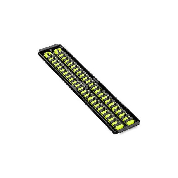 Ernst Manufacturing Socket Organizer,Yellow,3 5/8" D 8461HV