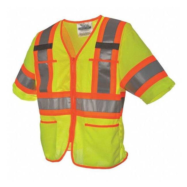 Viking High Visibility Vest,Class 3,M,Green U6155G-M