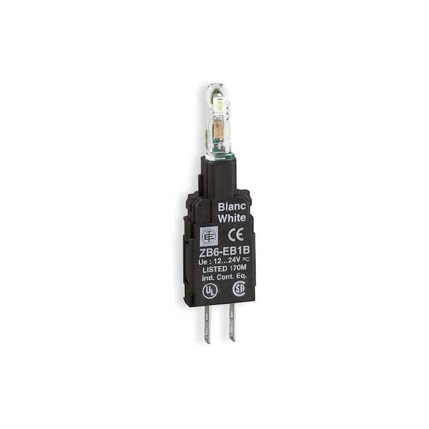 Schneider Electric Lamp Module, 16 mm, (+ -)PL, Yellow ZB6EB5B