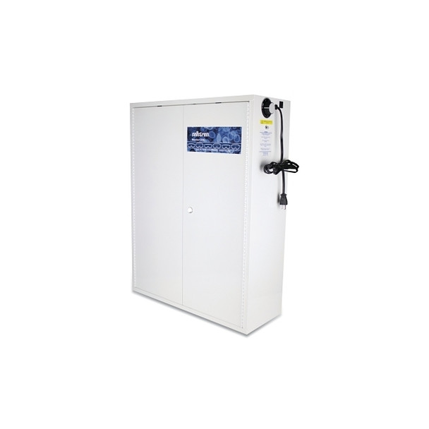 Eyewear Germicidal Cabinet, 32 in H x 24-1/2 in W x 9-1/2 in D, Metal, White