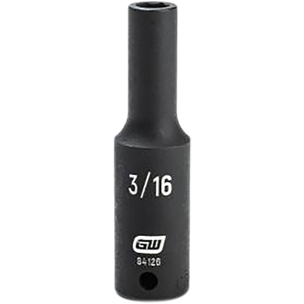 1/4 Drive Deep Impact Socket, 3/16" 84126