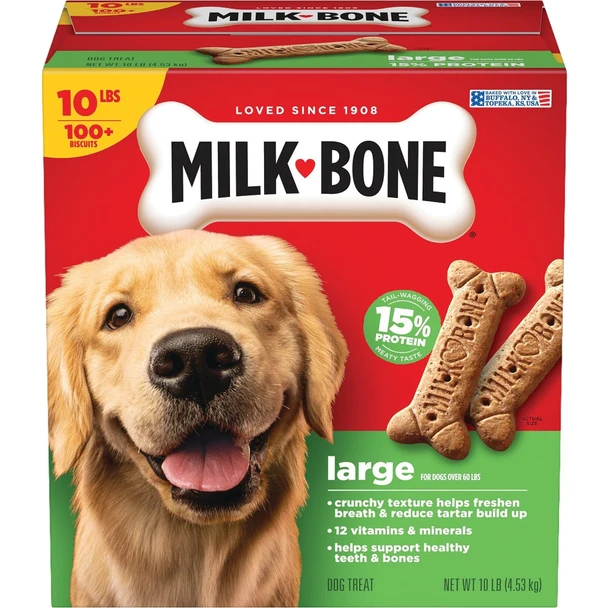 Milk-Bone 10 Lb. Large Dog Treats 79100925025
