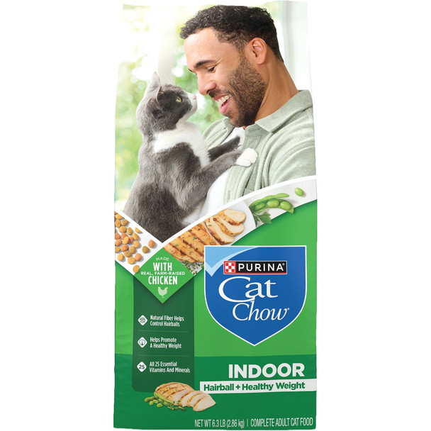 Purina Cat Chow 6.3 Lb. Indoor Dry Cat Food 17017