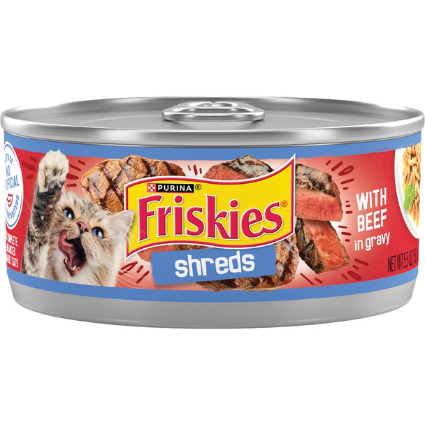 Purina Friskies 5.5 Oz. Beef Dinner Cat Food 10365