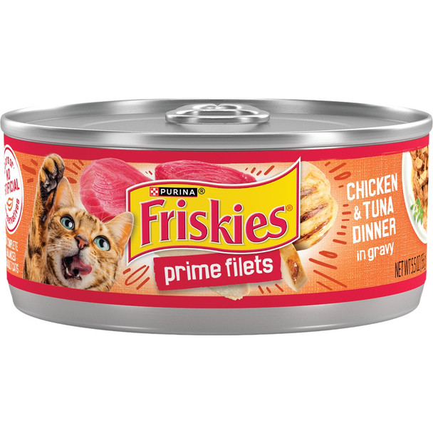 Purina Friskies 5.5 Oz. Chicken & Tuna Cat Food 10046