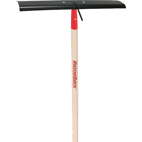 Razor-Back 20 In. Steel Concrete Landscape Rake With Hook 83154