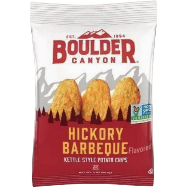 Boulder Canyon 2 Oz. BBQ Chips 527691 Pack of 8