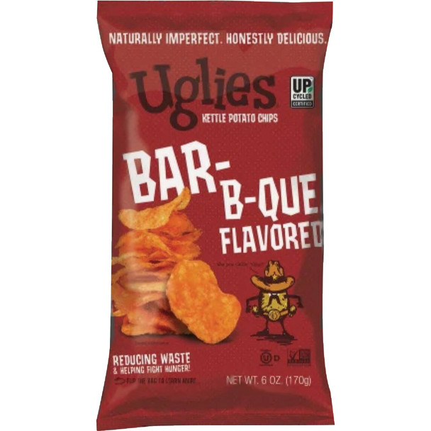 Uglies 6 Oz. BBQ Kettle Potato Chips 161030 Pack of 12