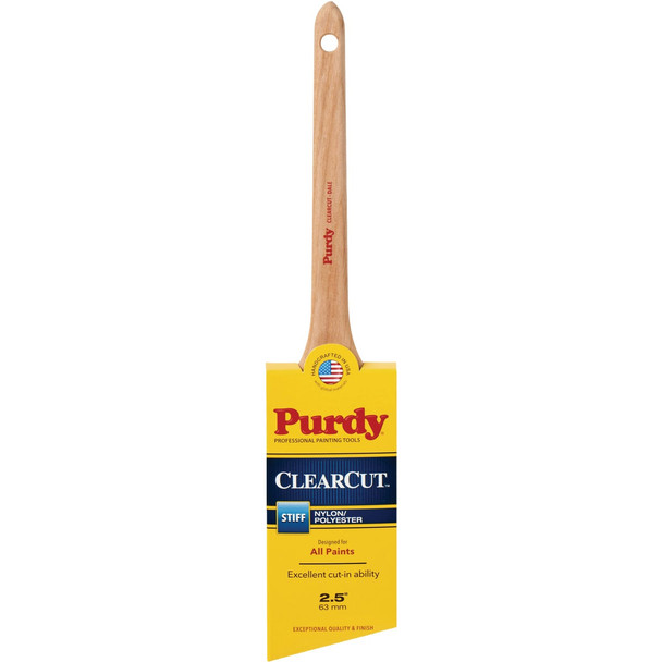 Purdy Clearcut Dale 2-1/2 In. Angle Trim Stiff Paint Brush 144080125