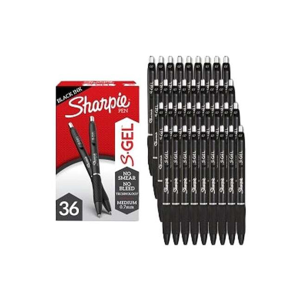 Sharpie Pen, Retractable, 36 PK 2096193 Pack of 6