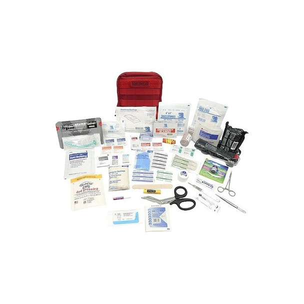 First Aid Kit, Nylon Bag, 99 Components, 2 People Served