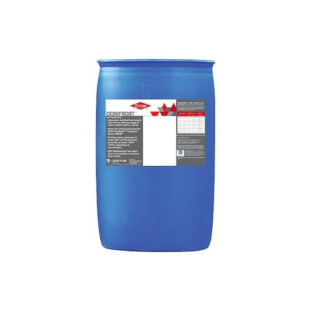 Dowfrost Heat Transfer Fluid,55 gal,Drum 9990921
