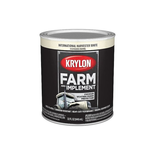 Krylon Acrylic Coating, High Gloss, International Harvester White K02034008