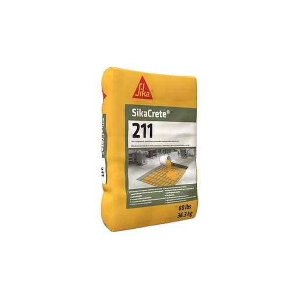 Sika Concrete Mix, 80 lb, Bag, Gray, 28 day Full Cure Time 470862