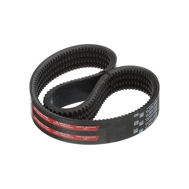 3VX355 V-Belt, 35.5 in Outside Length, 1 19/32 in Top Width, 0.328 in Thickness