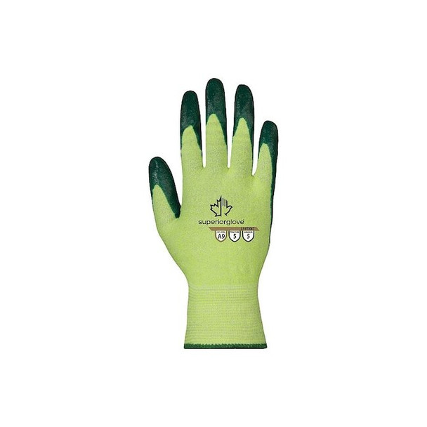 Superior Glove Knit Gloves, Nitrile, Palm, 5 Abrasion Level, 1 PR S18TXNT-10