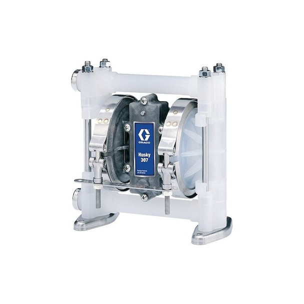 Graco DiaphPump,1/4inNPT,Santoprene,6.5gpm D32966