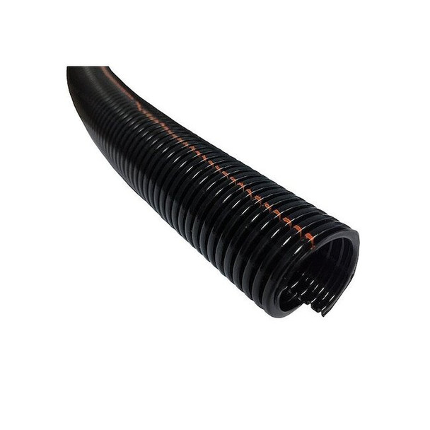Electriduct Corrugated Loom Tubing,100 ft L WL-ED-UV-075-100-BK