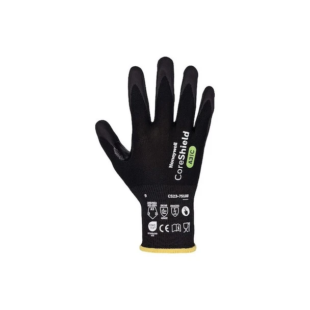 Cut Protection Glove, Cut Level A3 ,Nitrile Micro-Foam ,Foam ,M 1 PR