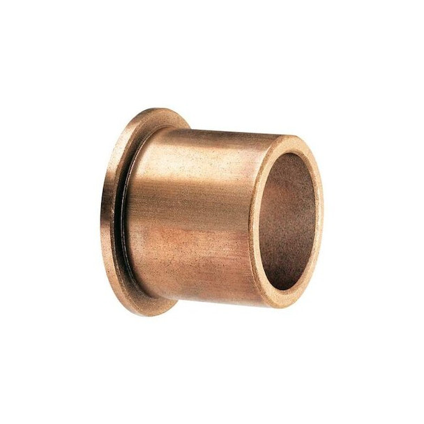 Oilite Flanged Sleeve Bearing,3/8 in Bore,PK10 FF520-09B