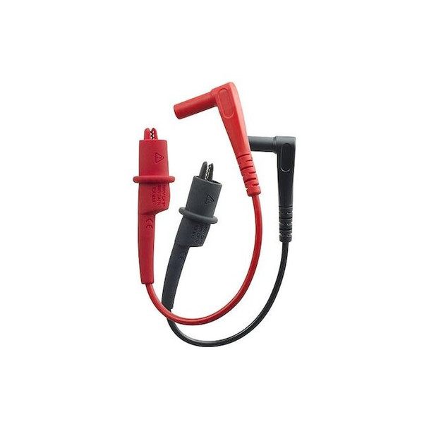 Fieldpiece TestLeads,Black/Red,600V,Vinyl,9in ASA2
