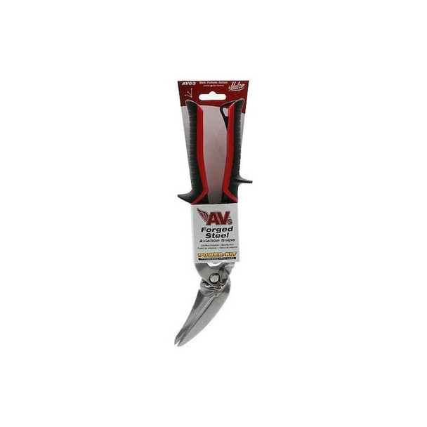 Malco Aviation Snip,Steel Blade,2 1/4" Cut L. AV6