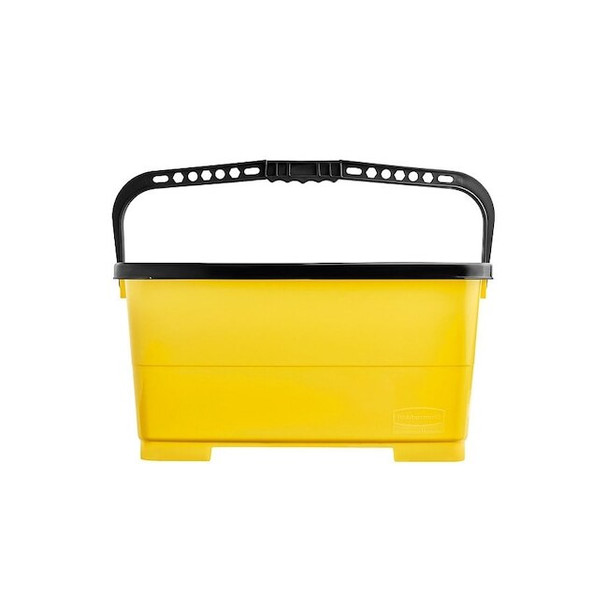 Rubbermaid Commercial Bucket and Lid,10 gal,Yellow,Plastic 2221958