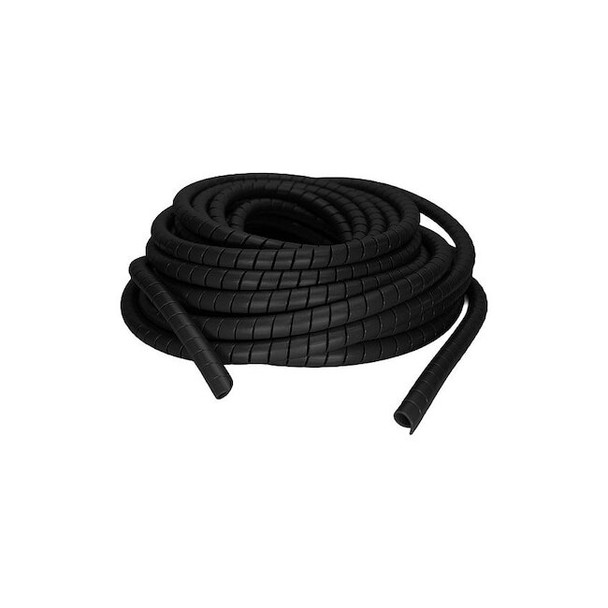 Rhino Spiral Guard,2.05"-2.95" ID,50'L, Black RSG-2.25HD-50
