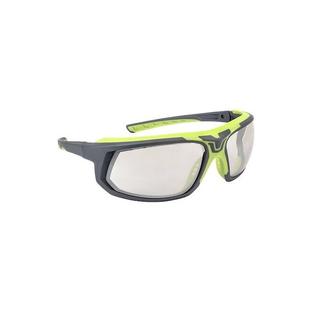 GLYF, Safety Glasses, Anti-Scratch, Indoor/Outdoor Lens, Gray Frame, Full-Frame