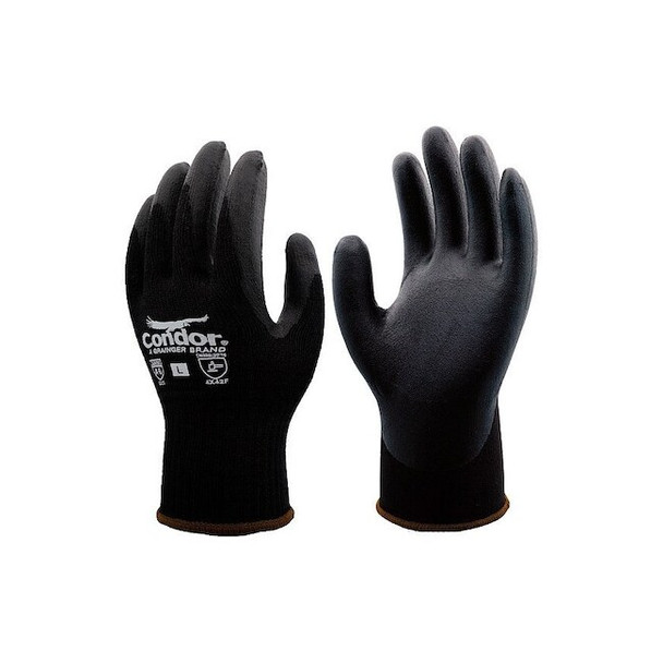 Condor Knit Cut-Resistant Gloves, Cut Level A6 ,Nitrile ,Foam ,XL 1 PR 824VH5