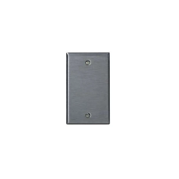 Leviton Wall Plate, Stainless Steel SSJ13-40