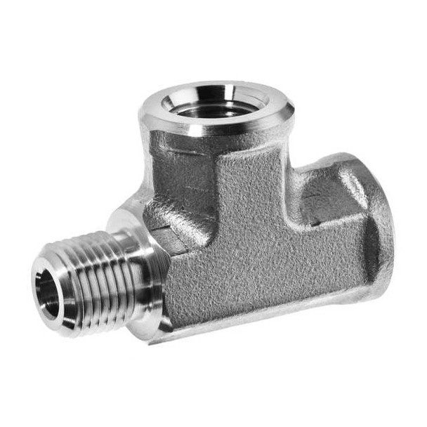 Stainless Steel Street Tee, 3/8 in NPT, 7300 psi