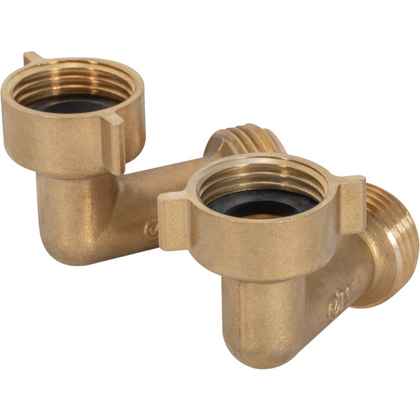 Eastman 4 In. FHT x 3/4 In. MHT Washing Machine Elbow (2-Pack) 98553