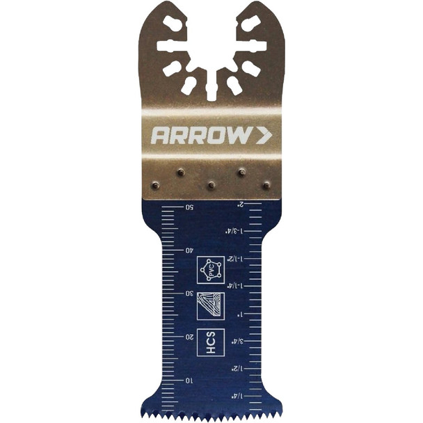 Arrow 1-1/4 In. Ground Tooth Tough Curve Wood Oscillating Blade (3-Pack)
