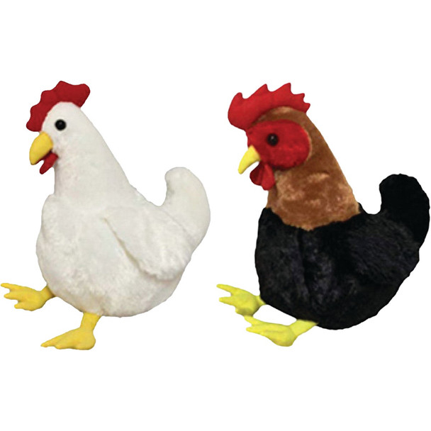Hugfun 12 In. Plush Chicken Dog Toy 186355-357