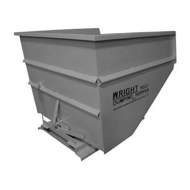 Manufacturer Varies Self Dumping Hopper,Medium Duty,Gray 30077 GRAY