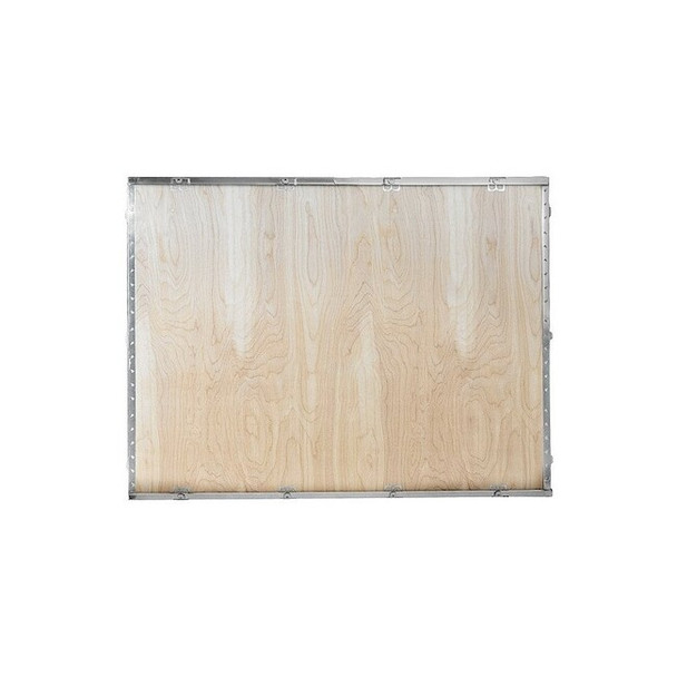17 1/3 in x 17 1/3 in x 17 1/2 in Shipping Crate, Kraft, Steel, Plywood